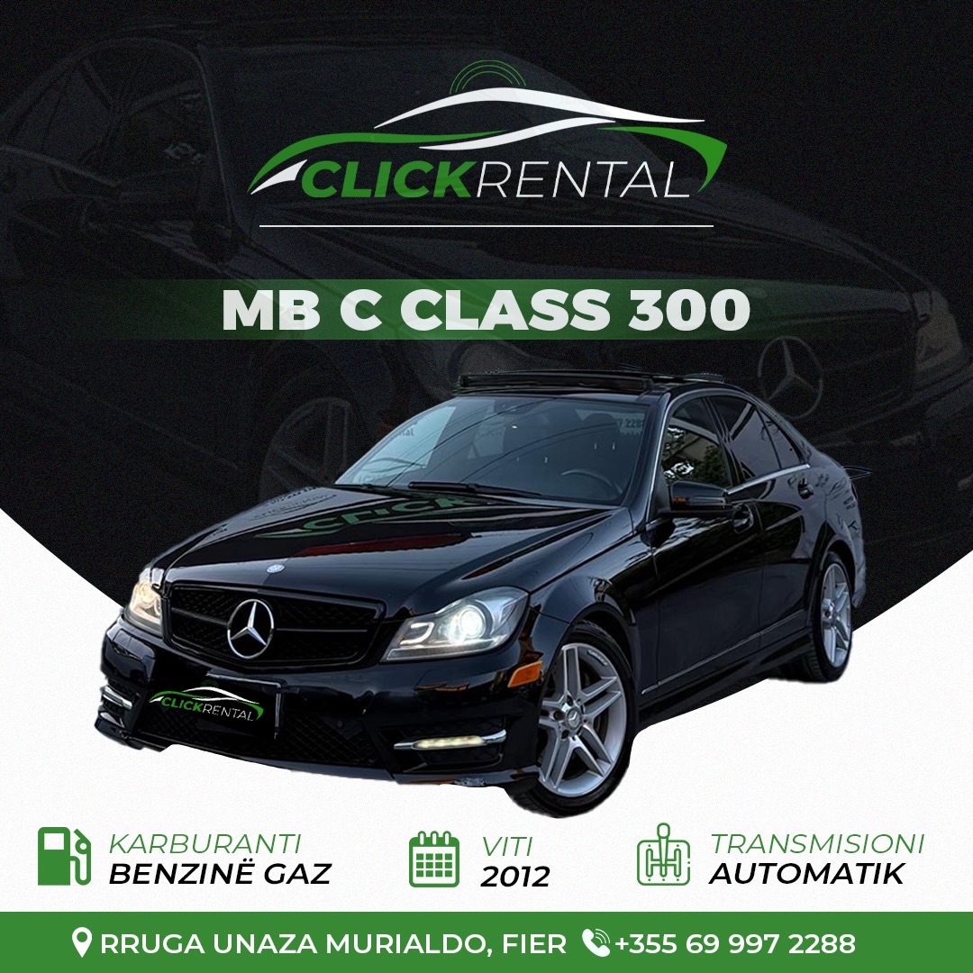 Mercedes C-Class 300 2012 me qera - makina me qera Fier - ClickRental