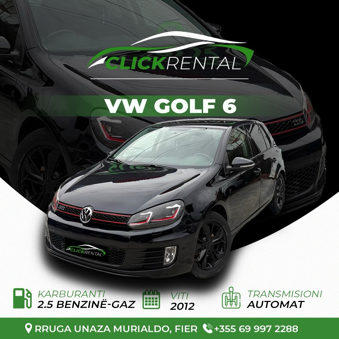 VW Golf 6 2012 me qera - makina me qera Fier - ClickRental