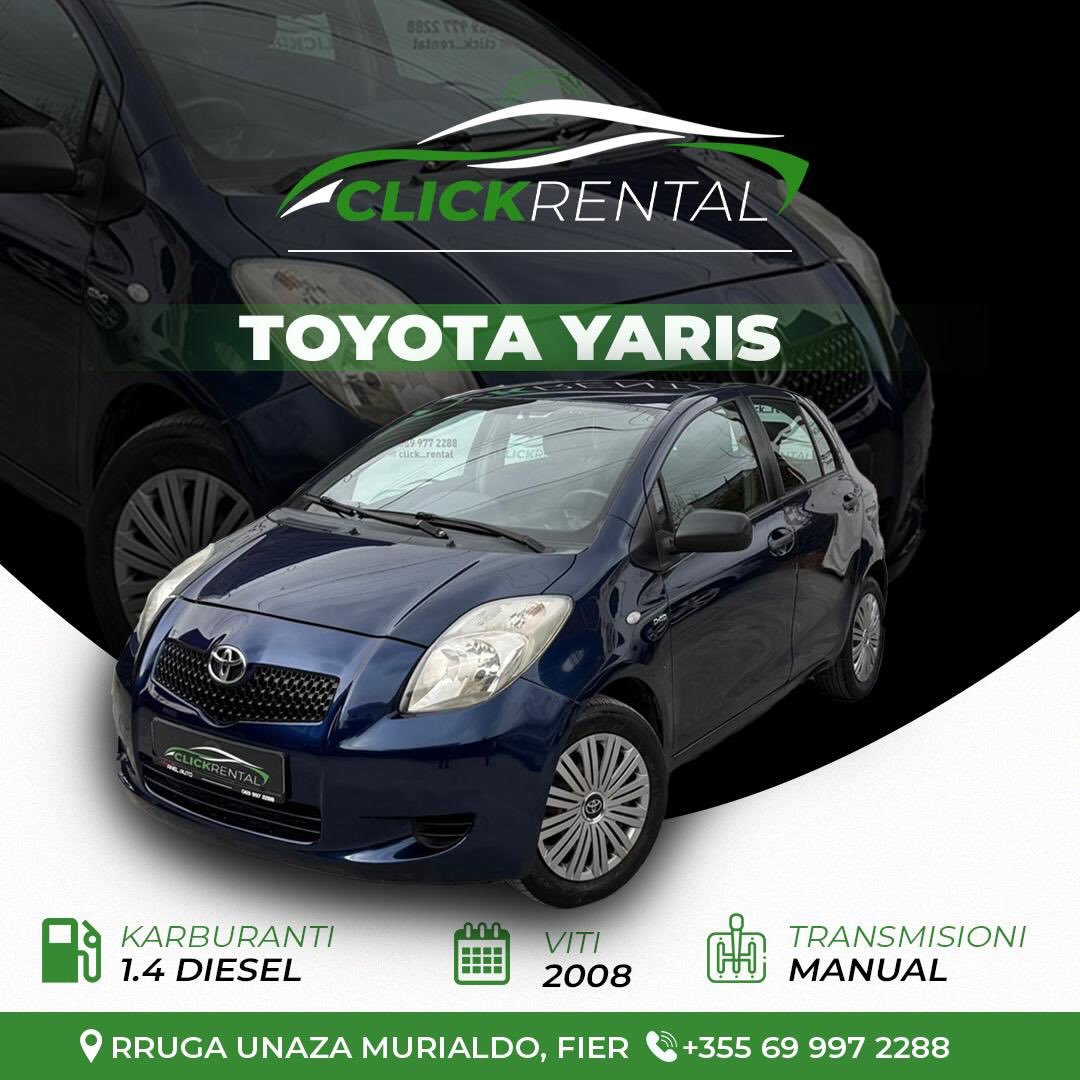 Toyota Yaris 2008 me qera - makina me qera Fier - ClickRental
