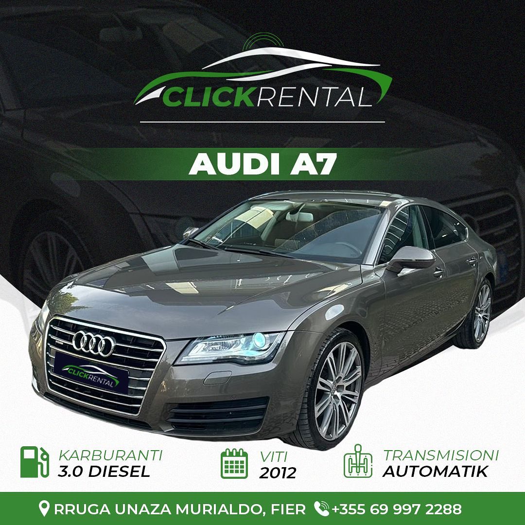 Audi A7 2012 me qera - makina me qera Fier - ClickRental