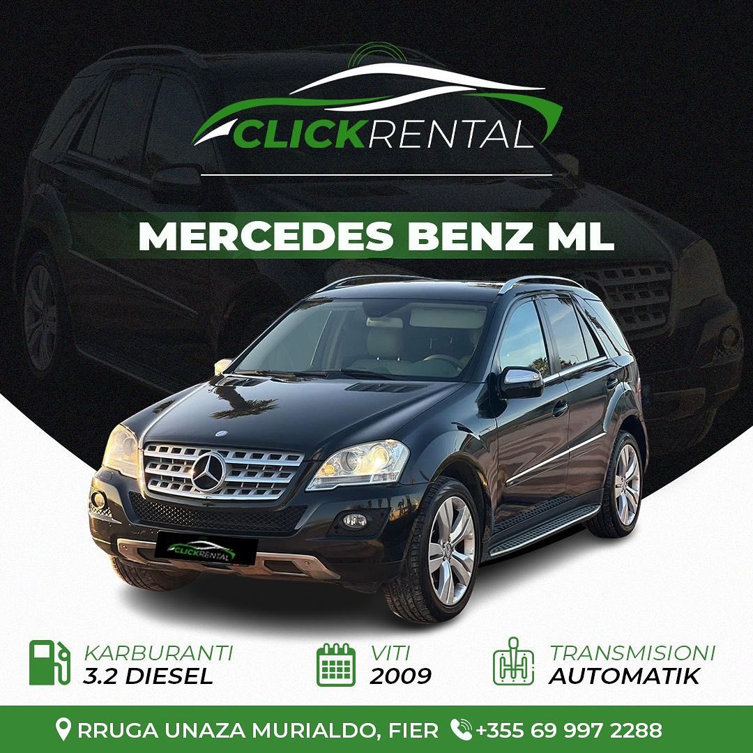 Mercedes ML 2009 me qera - makina me qera Fier - ClickRental